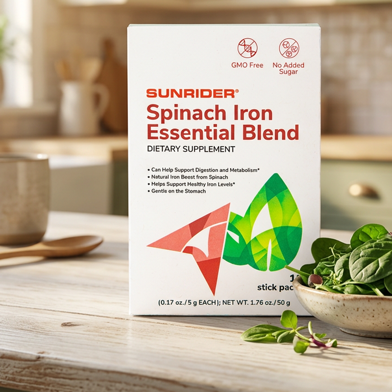 Sunrider Spinach Iron Essential Blend official product photo