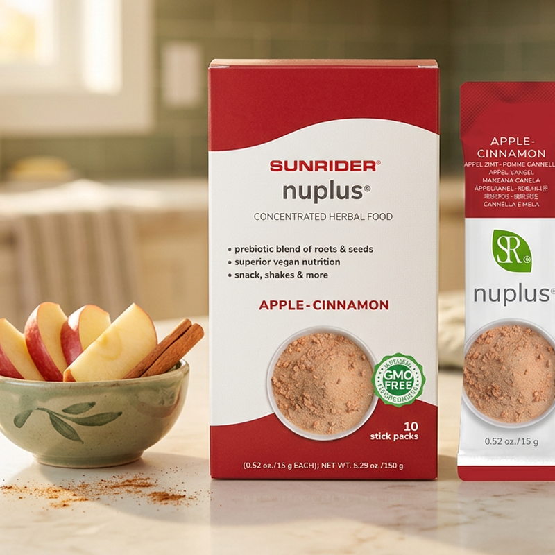 Sunrider NuPlus Apple Cinnamon official product photo